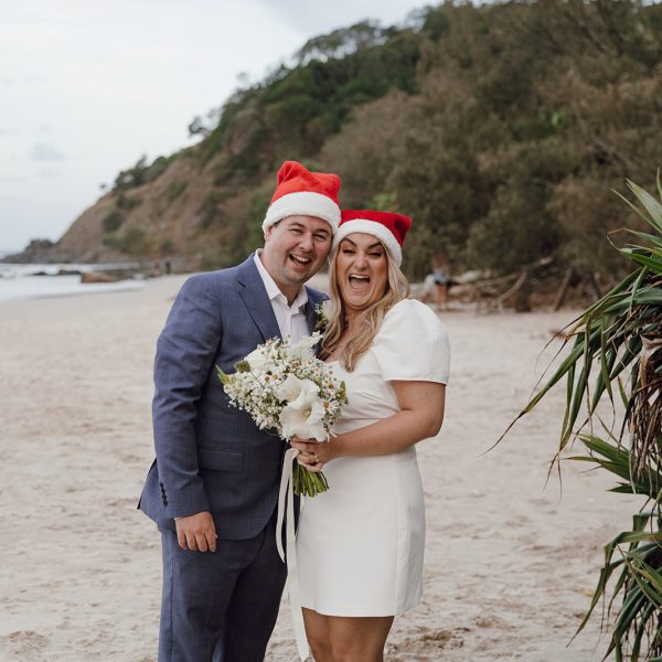 Couple eloped to Byron Bay